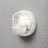 Mantova E27 Vägglampa Ute Vit
