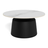 Nimbus soffbord Keramik Vit 70 cm Runt