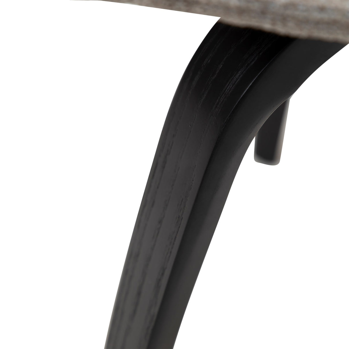 Glee Stol Pebble Earth Bouclé, Black