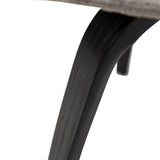 Glee Stol Pebble Earth Bouclé, Black