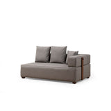 Gondol (105-180 x 105 x 70 cm) grå Hörnsoffa