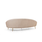 Oslo (255 x 120 x 85 cm) 3-sitssoffa Beige, Höger