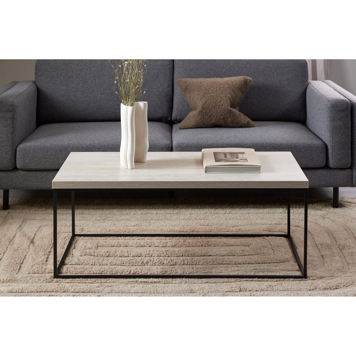 Barossa Soffbord 45x110x55 cm Travertin