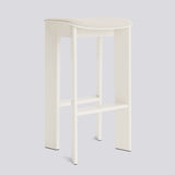Chisel 30 75 cm Barpall Cream white – lackerad bokfaner, Mode 011