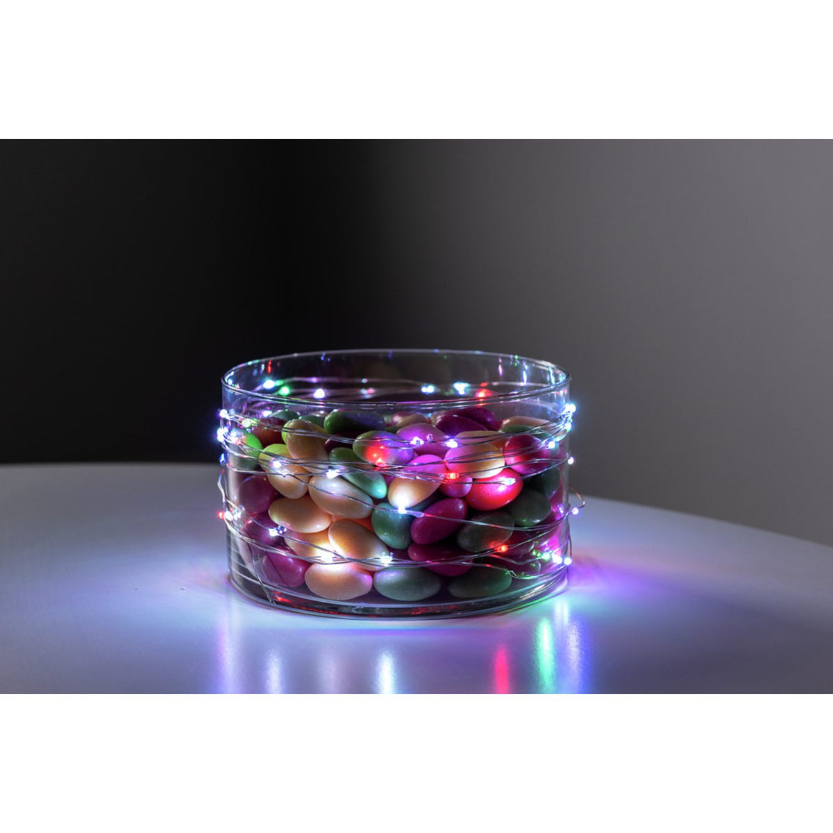 RGB Micro LED Färgskiftande Ljusslinga Inomhus 50 Lampor (4.9m)