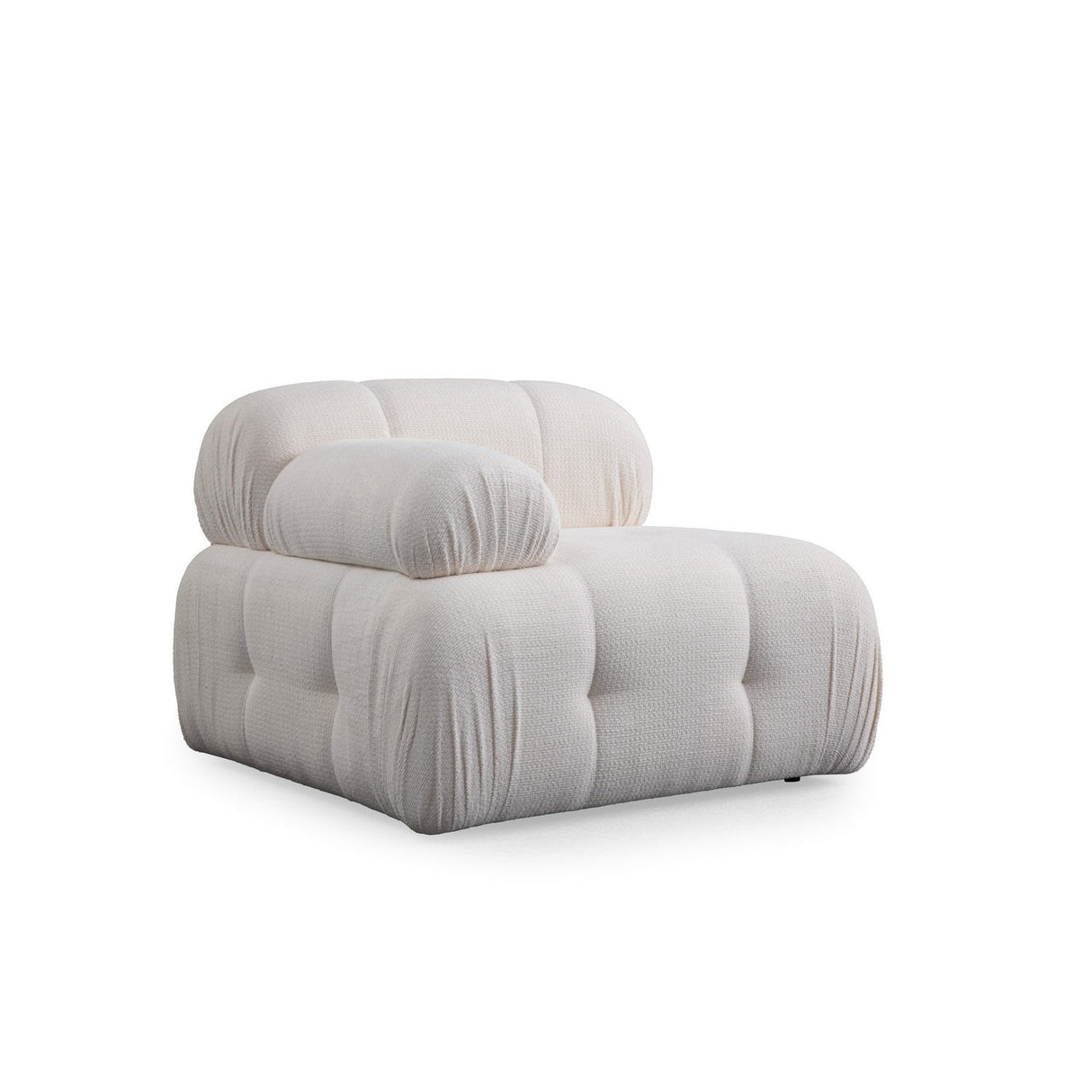 Lilongwe 2 (190-160 x 95 x 75 cm) Hörnsoffa Vit