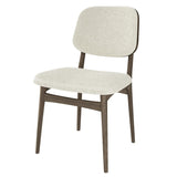 Carl Matstol Rökoljad Ek/Beige Tyg