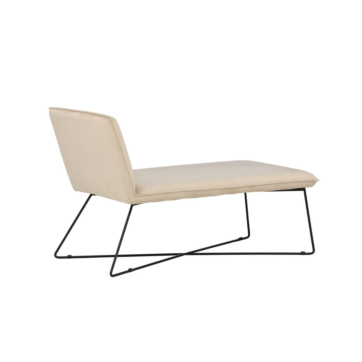 X-lounge Loungestol Beige, 128 x 83 x 71