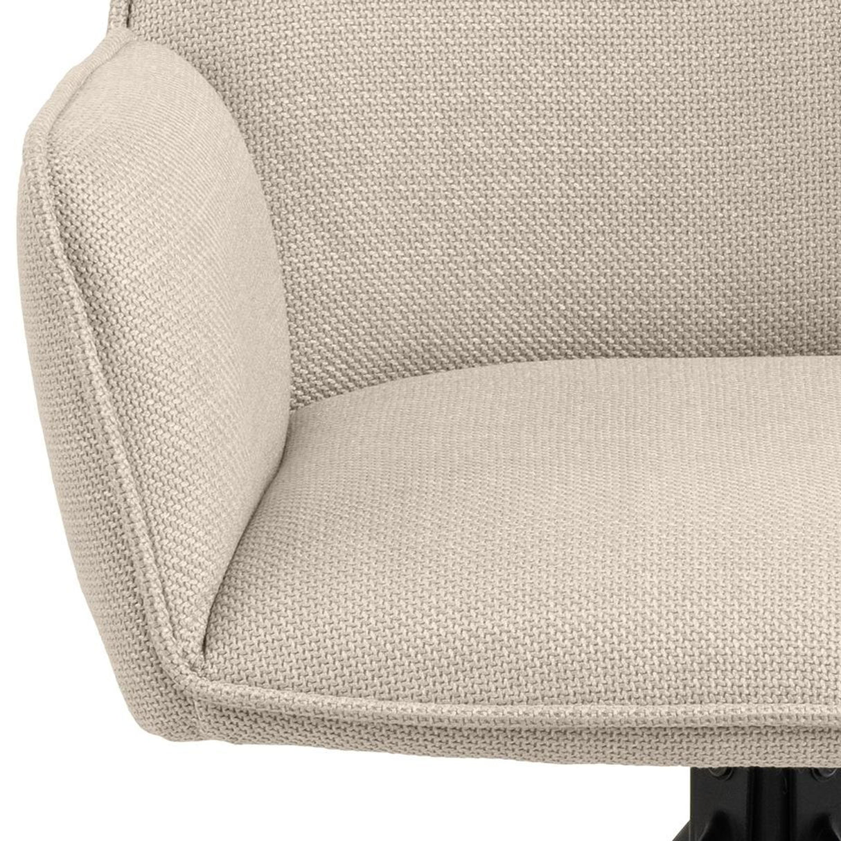 Bayonne Matstol med Armstöd Basel tyg Beige
