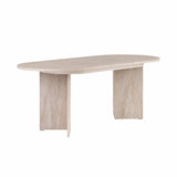 Amadeus Utdragbart matbord Travertine