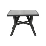 Samvaro Soffbord Antracit/Antracit 90x90 cm