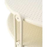 Blixt Soffbord ⌀85 cm Pearl White