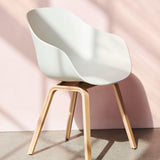 AAC 222 Stol Pale peach 2.0, ekfaner med vattenbaserad lack
