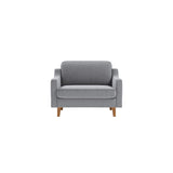 Oslo Loveseat (115 x 84 x 87 cm) 1-sitssoffa Dimgrå valnöt