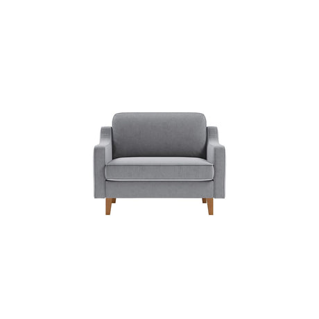 Oslo Loveseat (115 x 84 x 87 cm) 1-sitssoffa Dimgrå valnöt