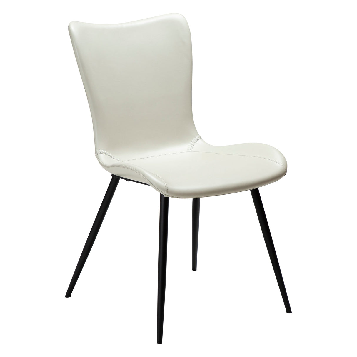 Medusa Stol Bone White Art.Leather, Black