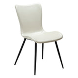 Medusa Stol Bone White Art.Leather, Black