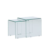 Telemark Sidobord Klar, Table 1: 42x42x42 Table 2: 36x36x39