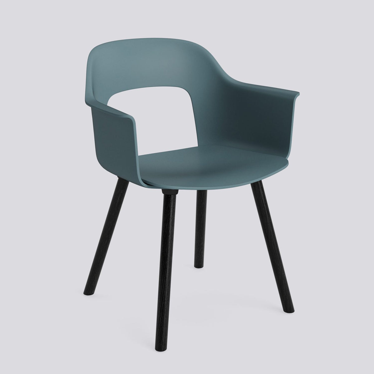 Layout 221 Karmstol Bottle green, massiv ek med vattenbaserad lack
