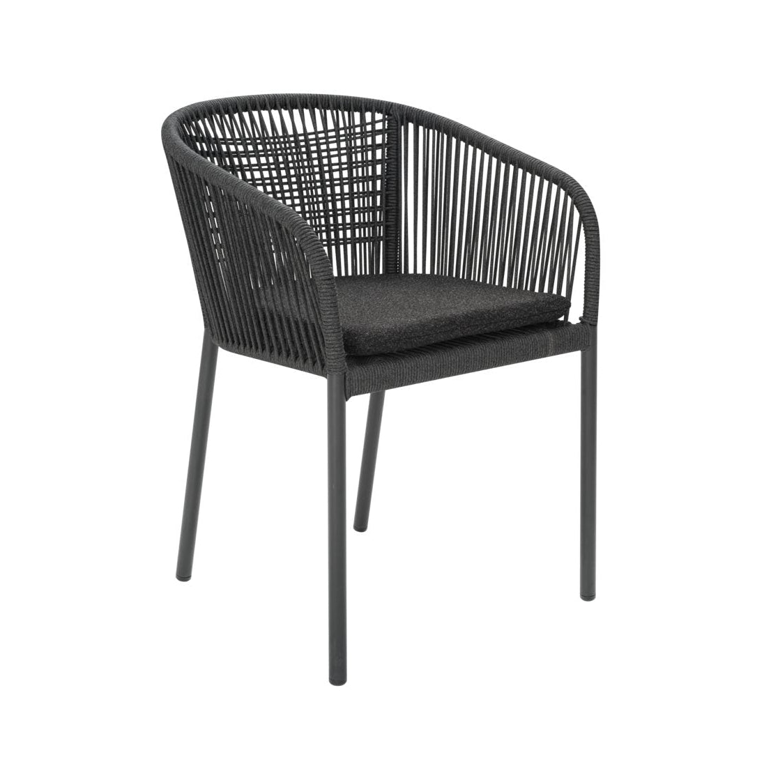 Delta Karmstol Antracit/Teddy Black Svart