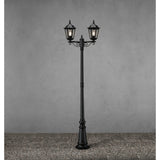 Firenze 2-arm E27 2.2m Lyktstolpe Mattsvart
