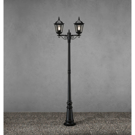 Firenze 2-arm E27 2.2m Lyktstolpe Mattsvart