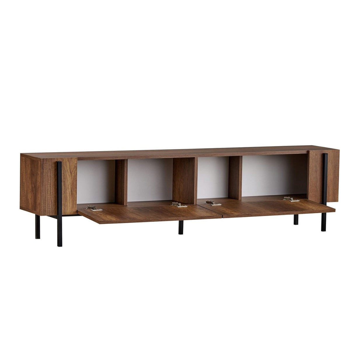 Carlito TV-bänk Barok Walnut Black