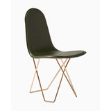 Cactus Leather Stol Grass Green, Guld
