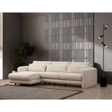 Essaouira hörn (290-165 x 97 x 73 cm) Hörnsoffa Kräm