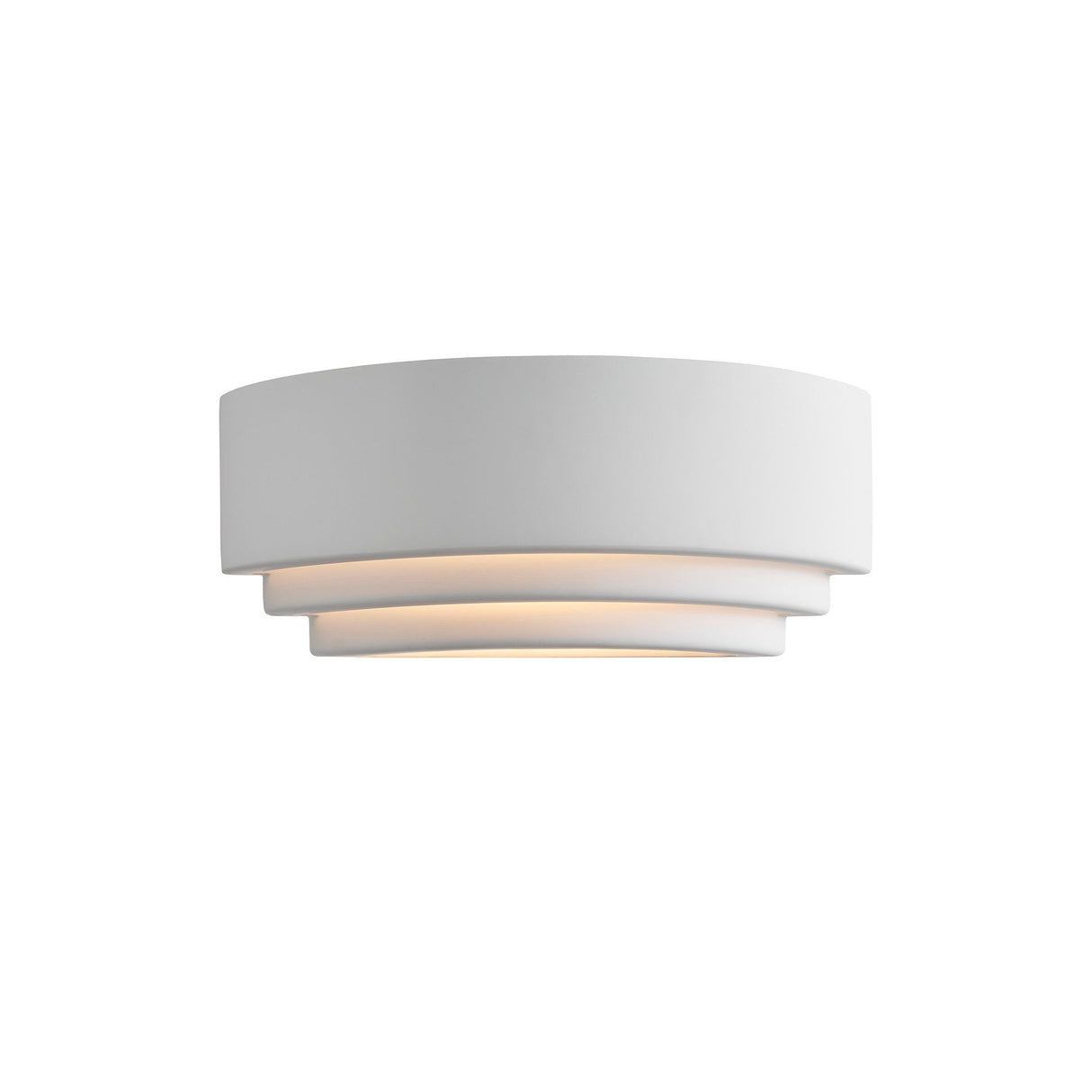Lancio Oblong Vit Vägglampa