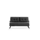 Apia 2-sits (25 x 134 x 121 cm) 2-sits bäddsoffa Mörkgrå