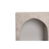 Liva 120 (120 x 74 x 37 cm) Konsol Travertinmarmor sandsten