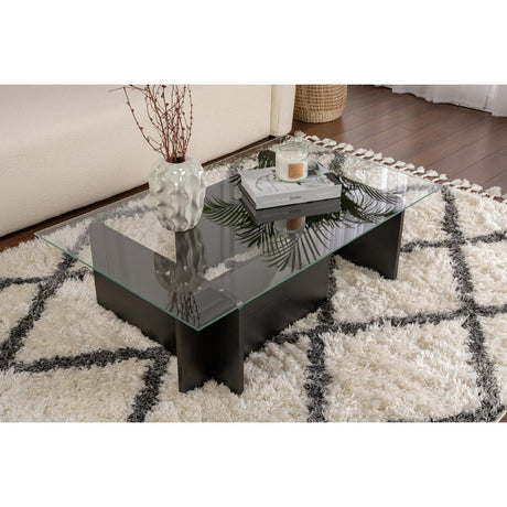 Emad Soffbord Wood Black