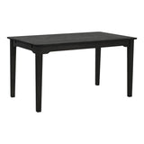 Aker 140x80 cm Matbord svart, 140x80 cm