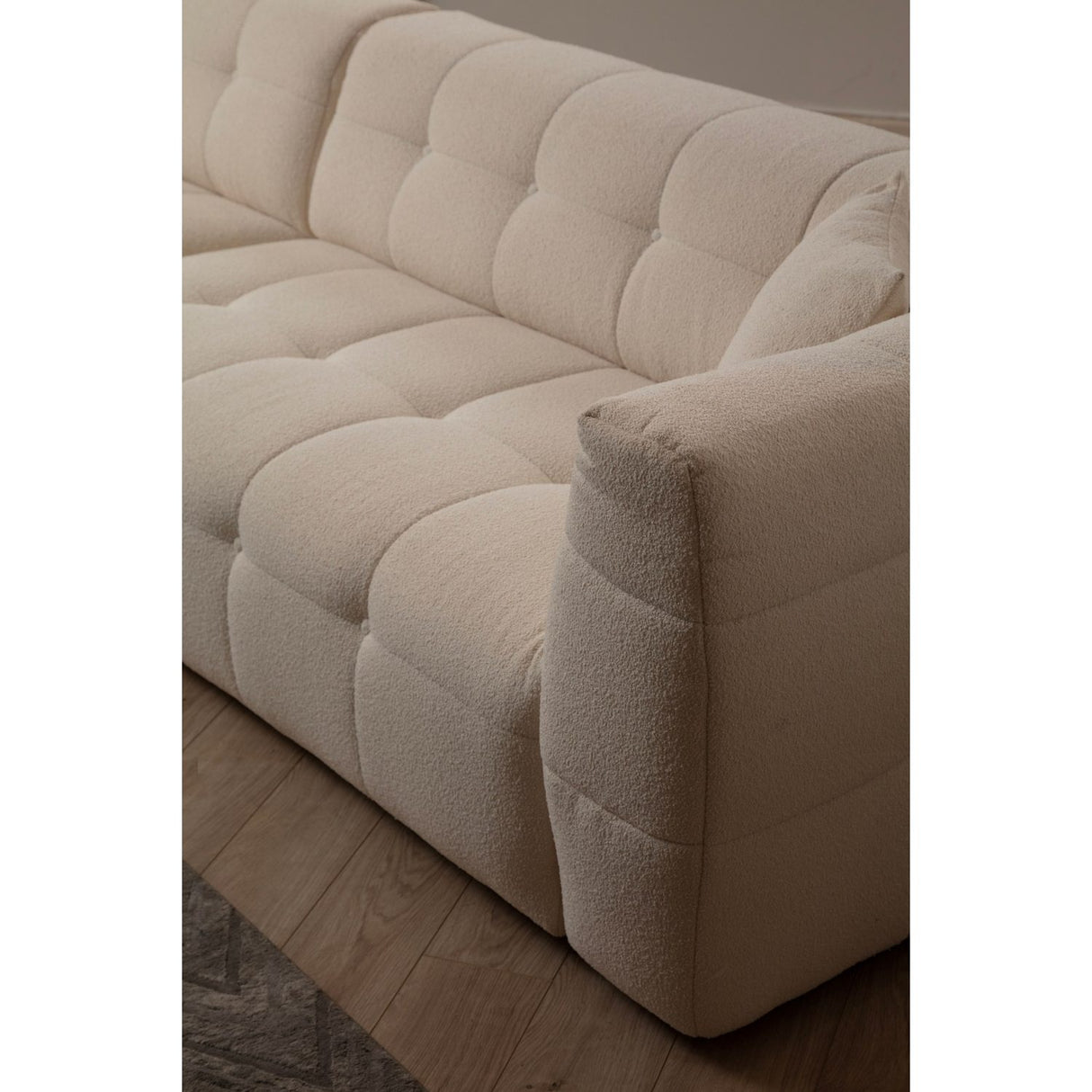 Vaduz Corner (300-150 x 100 x 72 cm) Beige Hörnsoffa Vänster