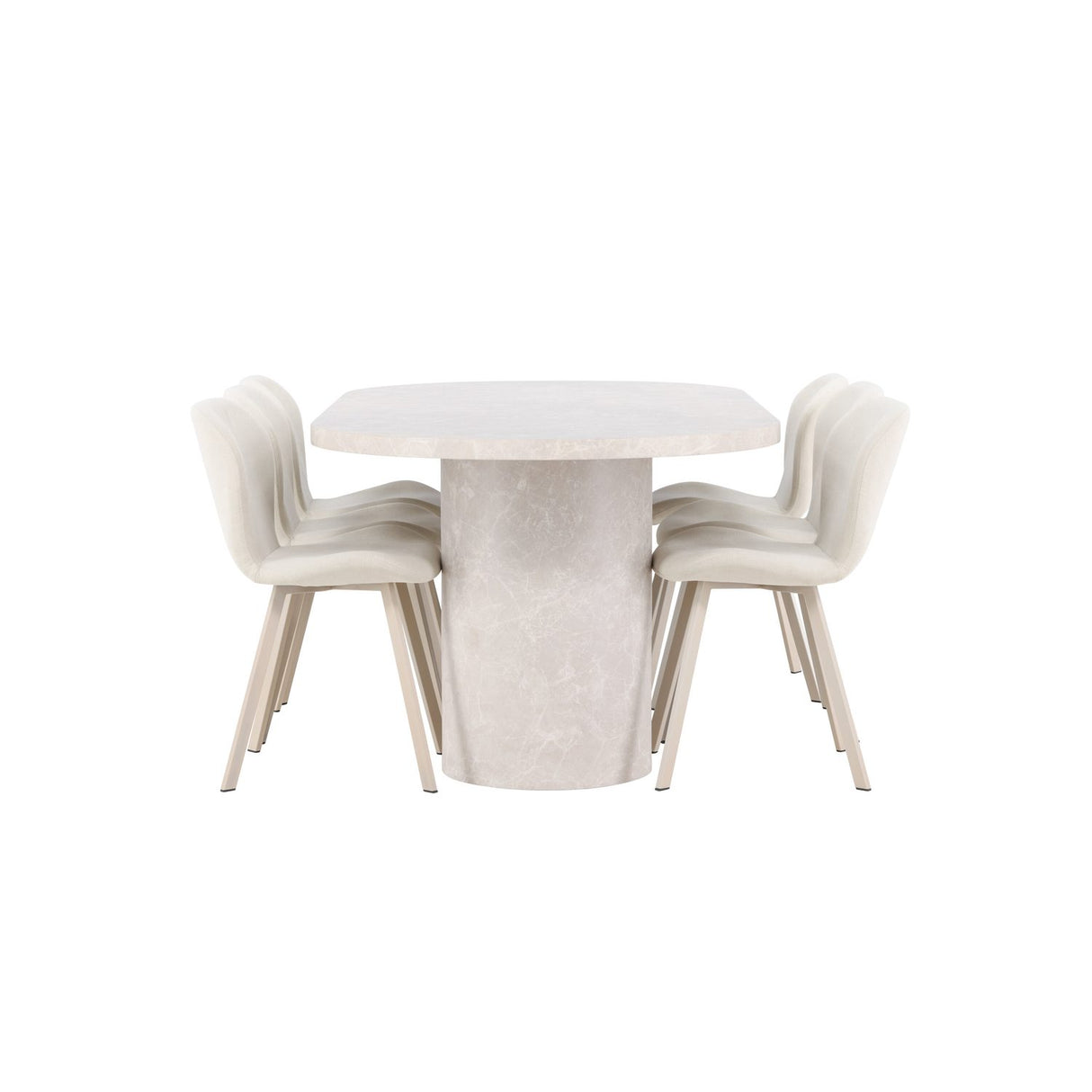 Narvik, Lilja Oval matgrupp Beige, Beige, 200 x 100