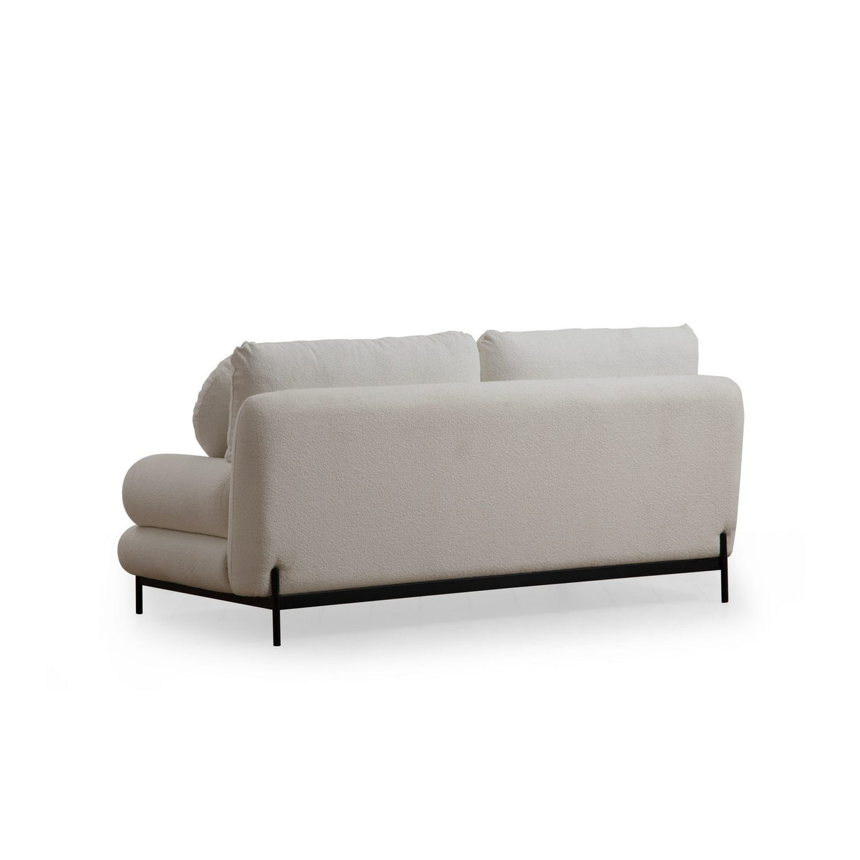 Livorno (188 x 85 x 92 cm) Vit 2-sitssoffa