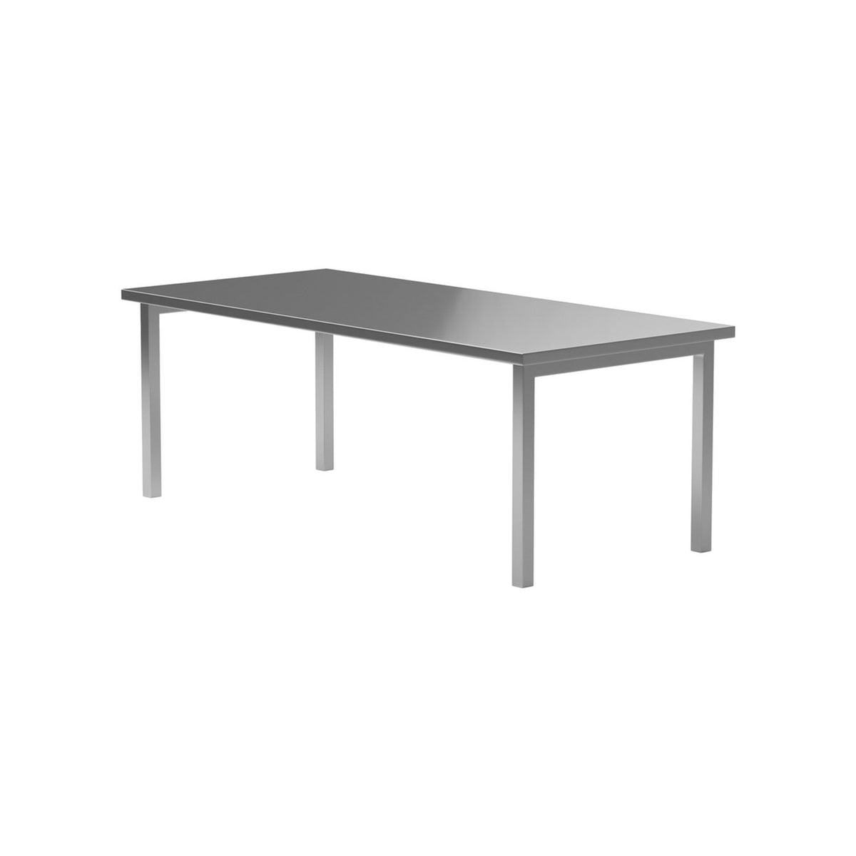 Cilo Rektangulärt matbord Silver