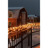 Cluster Frostad LED Svart kabel 30V/IP44 Ljusslinga Ute 8.78m, Amber