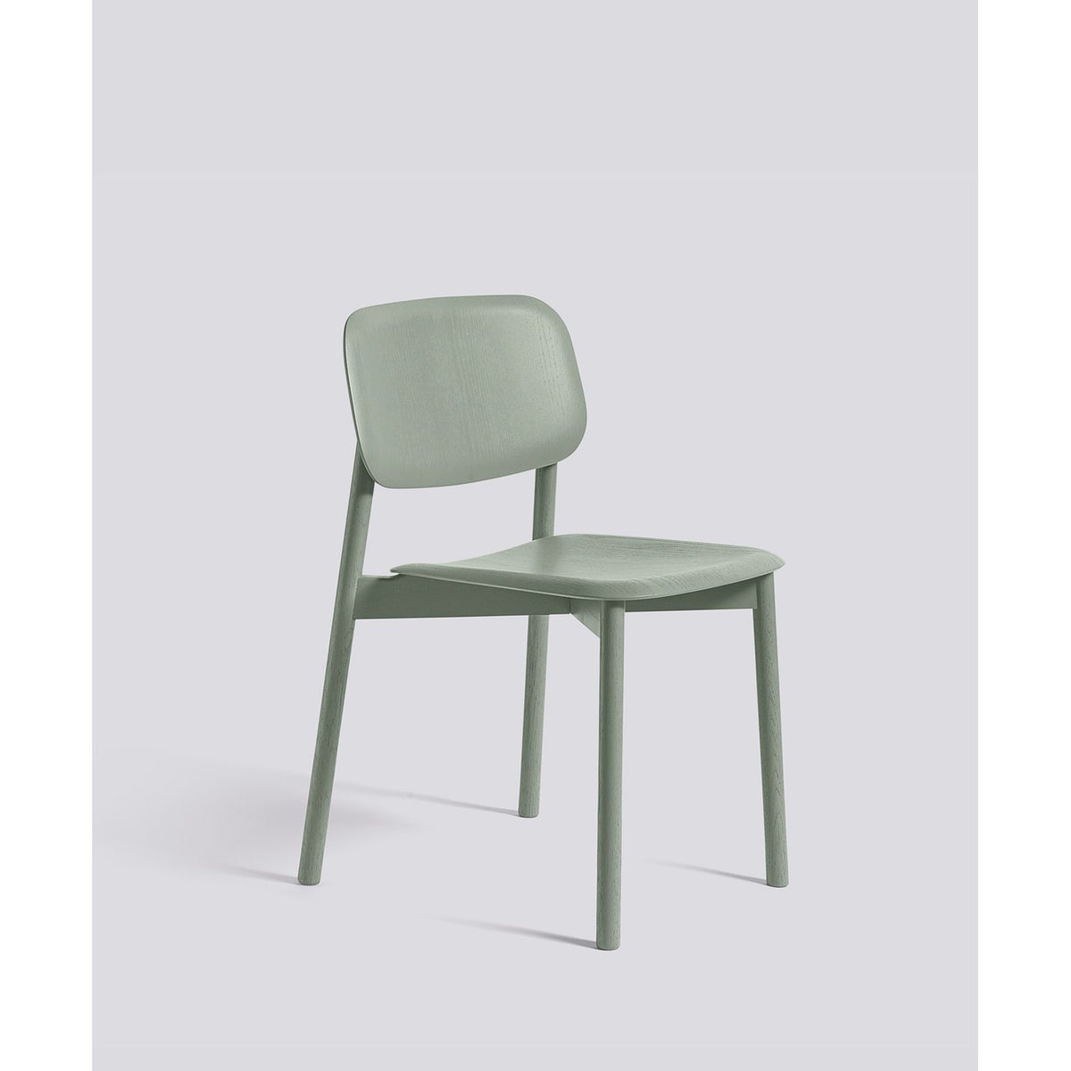 Soft Edge 60 Stol Dusty green – ekfaner med vattenbaserad lack, Dusty green – massiv ek med vattenbaserad lack