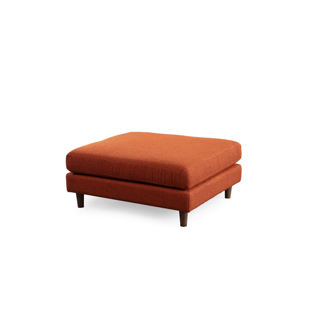 Auckland med puff (314-275 x 95 x 76 cm) Orange Hörnsoffa