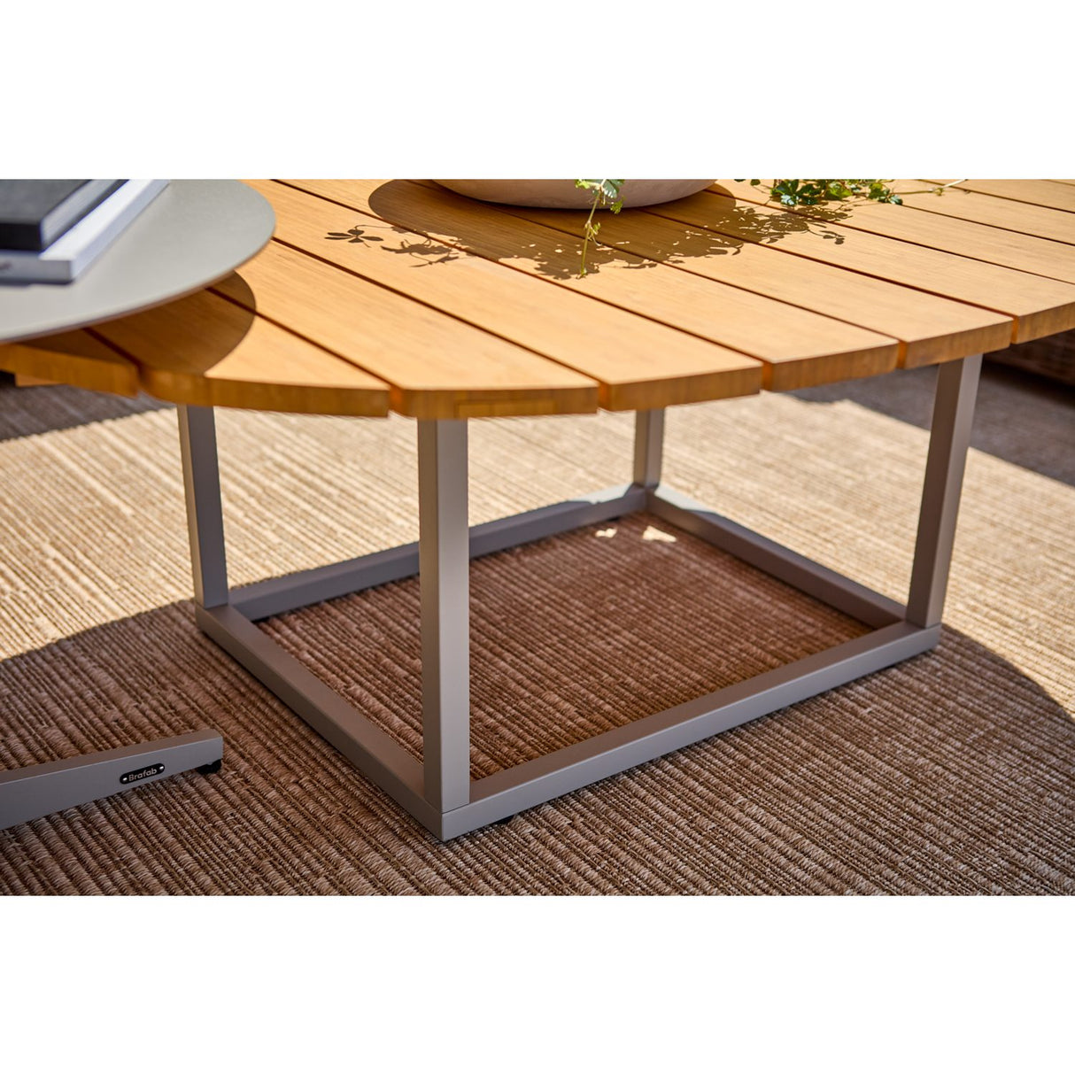 Olive Soffbord 110x80 cm Khaki/Bambu