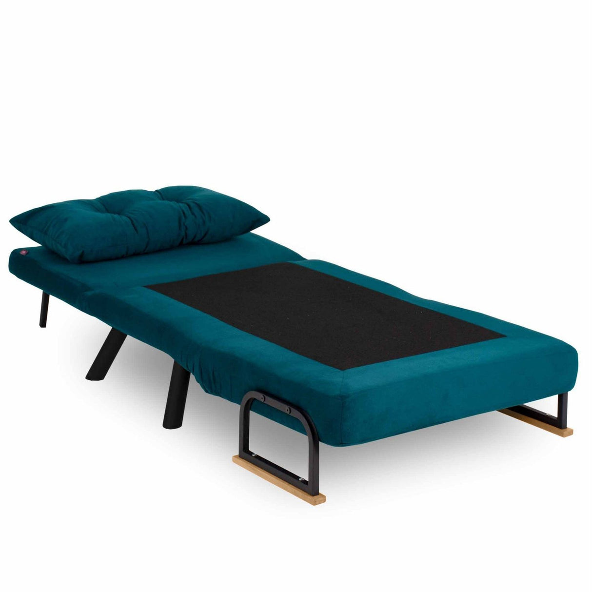 Freetown Single (26 x 120 x 60 cm) 1-sits bäddsoffa Petrolgrön