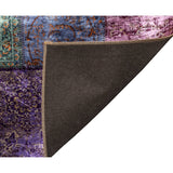 Siv patchworkmatta 67x180 cm Multi