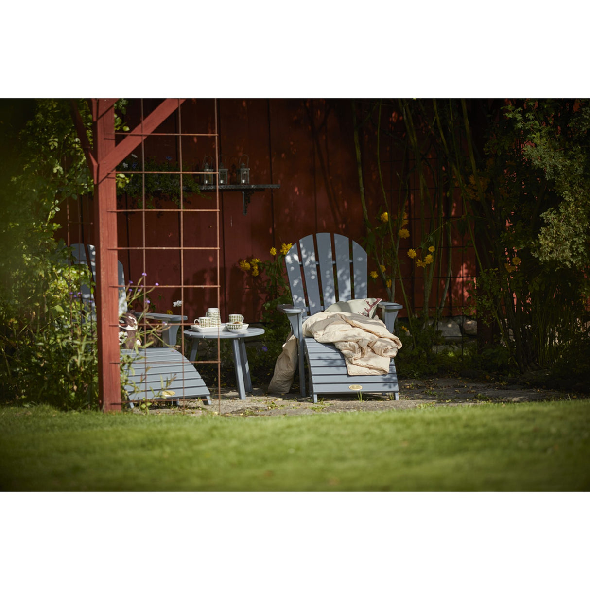 Tennessee Däckstol Stålgrå