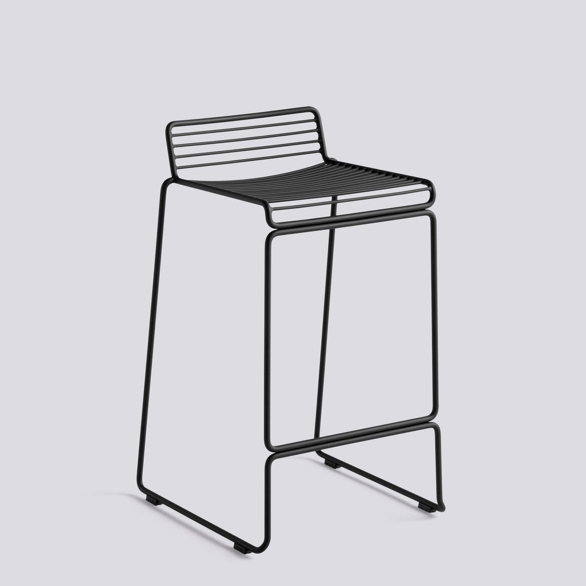 Hee 75 cm Barpall Black – pulverlackerat stål