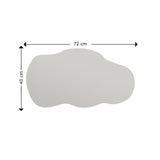 Cusco (40 x 72 x 2,2 cm) Svart Spegel