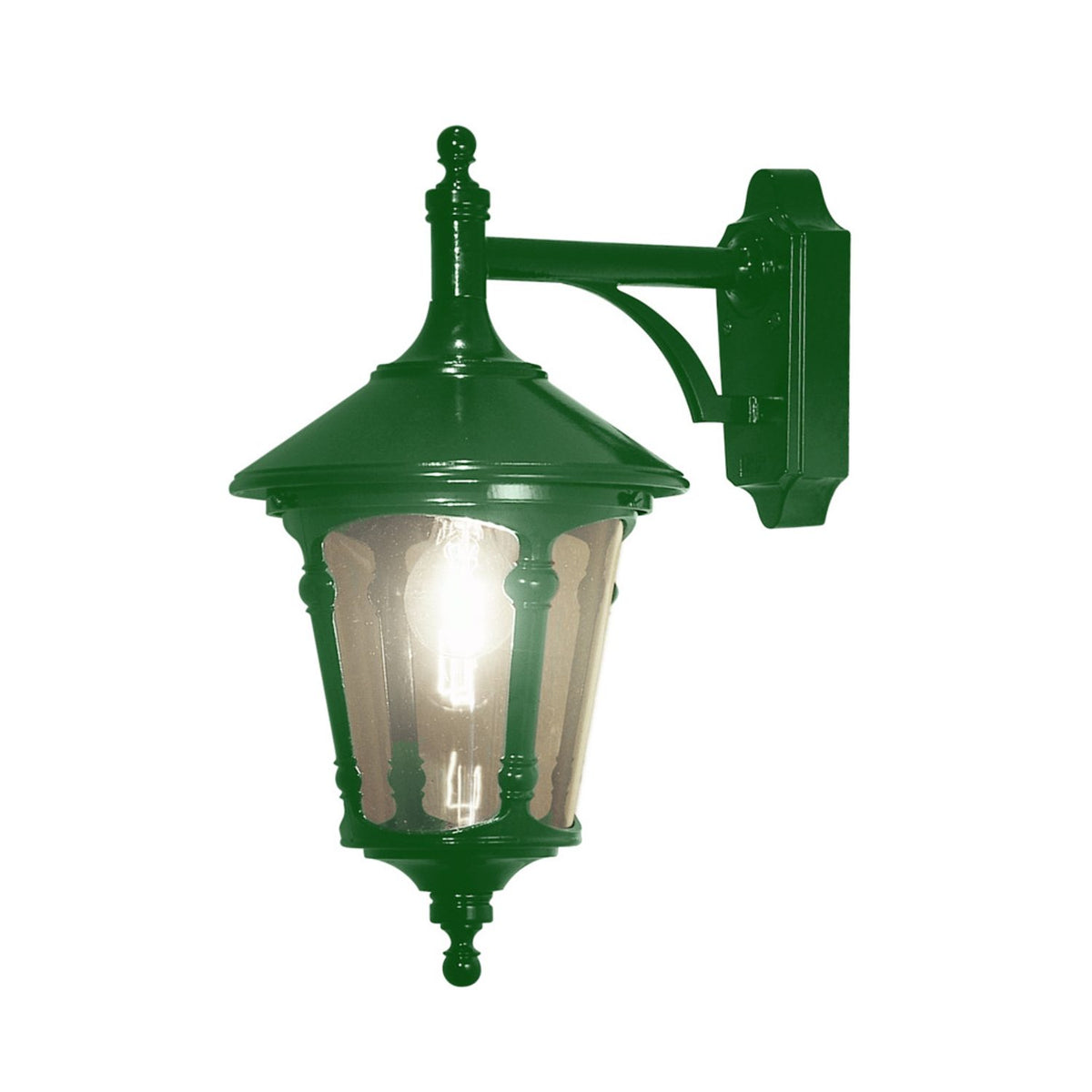 Virgo E27 Vägglampa Ute Grön
