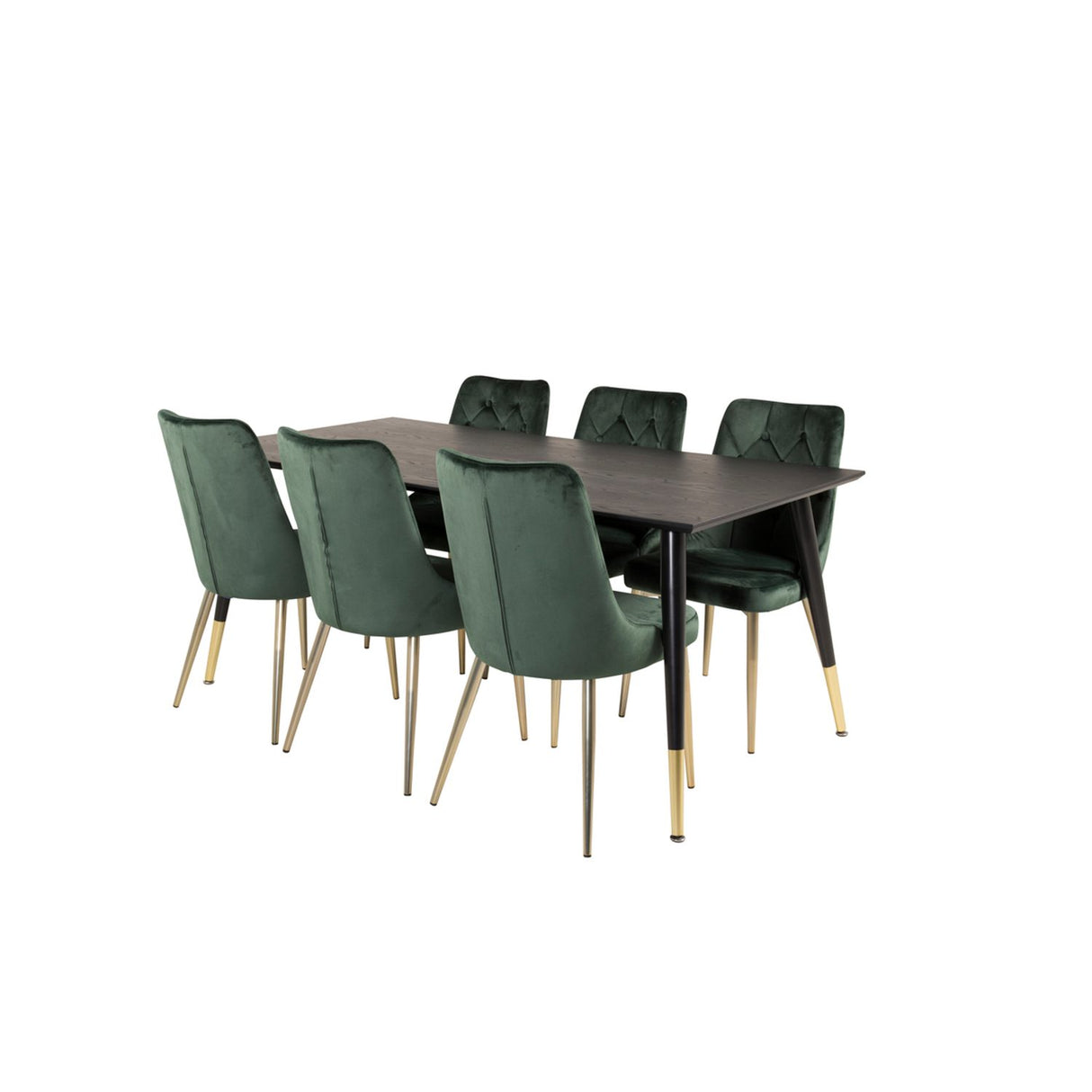 Dipp, Velvet Deluxe Rektangulär matgrupp