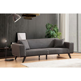 Maputo 3-sits (222 x 92 x 77 cm) 3-sits bäddsoffa Antracit